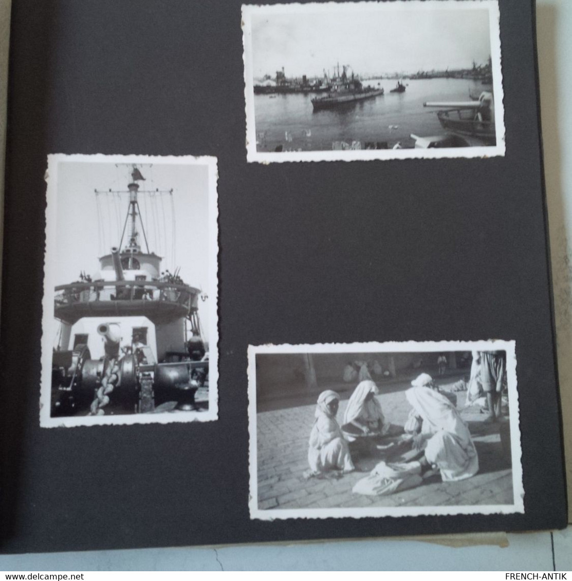 ALBUM PHOTO SECONDE GUERRE BATEAU MARIN MAROC 1941 A VOIR