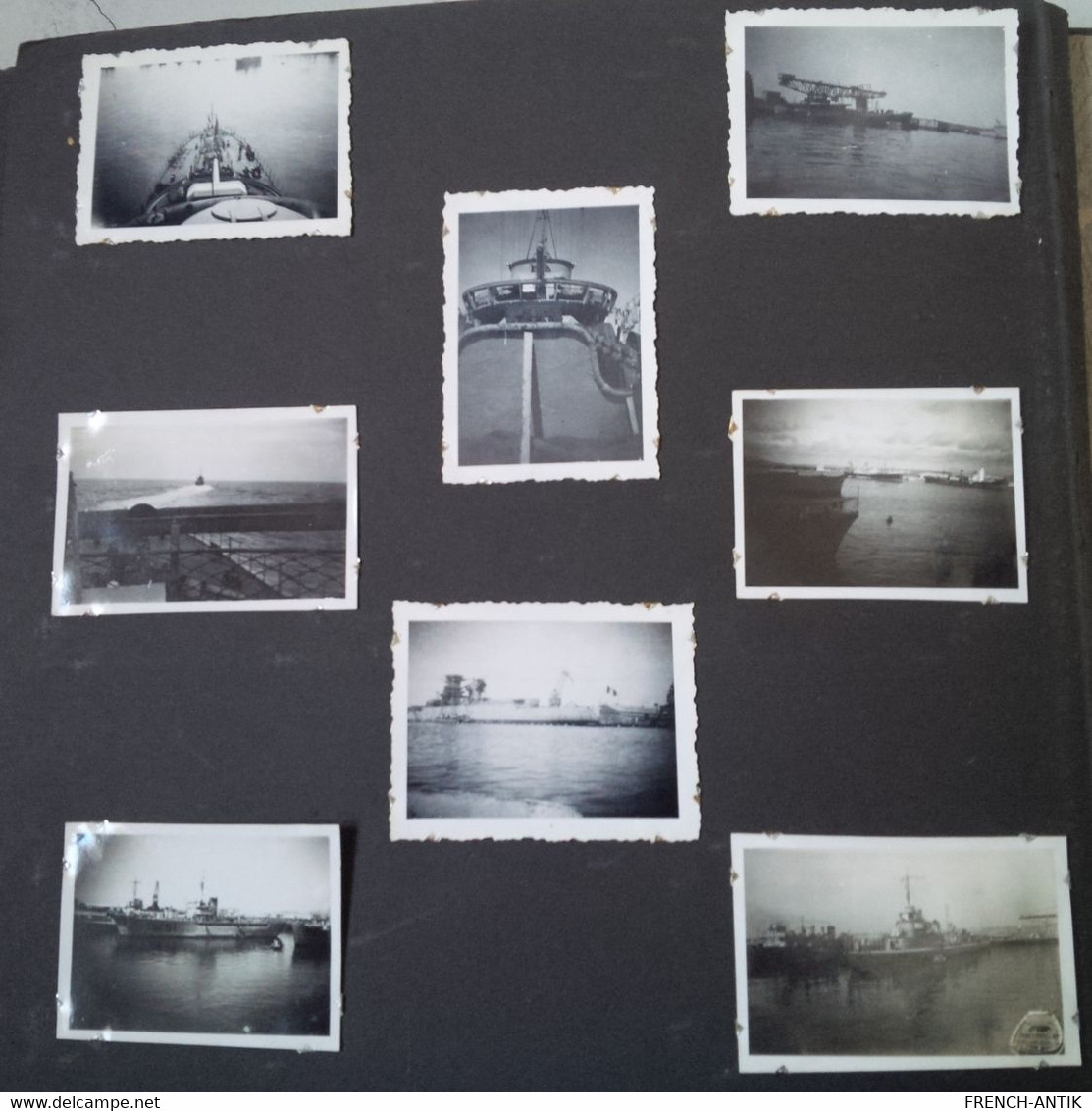 ALBUM PHOTO SECONDE GUERRE BATEAU MARIN MAROC 1941 A VOIR