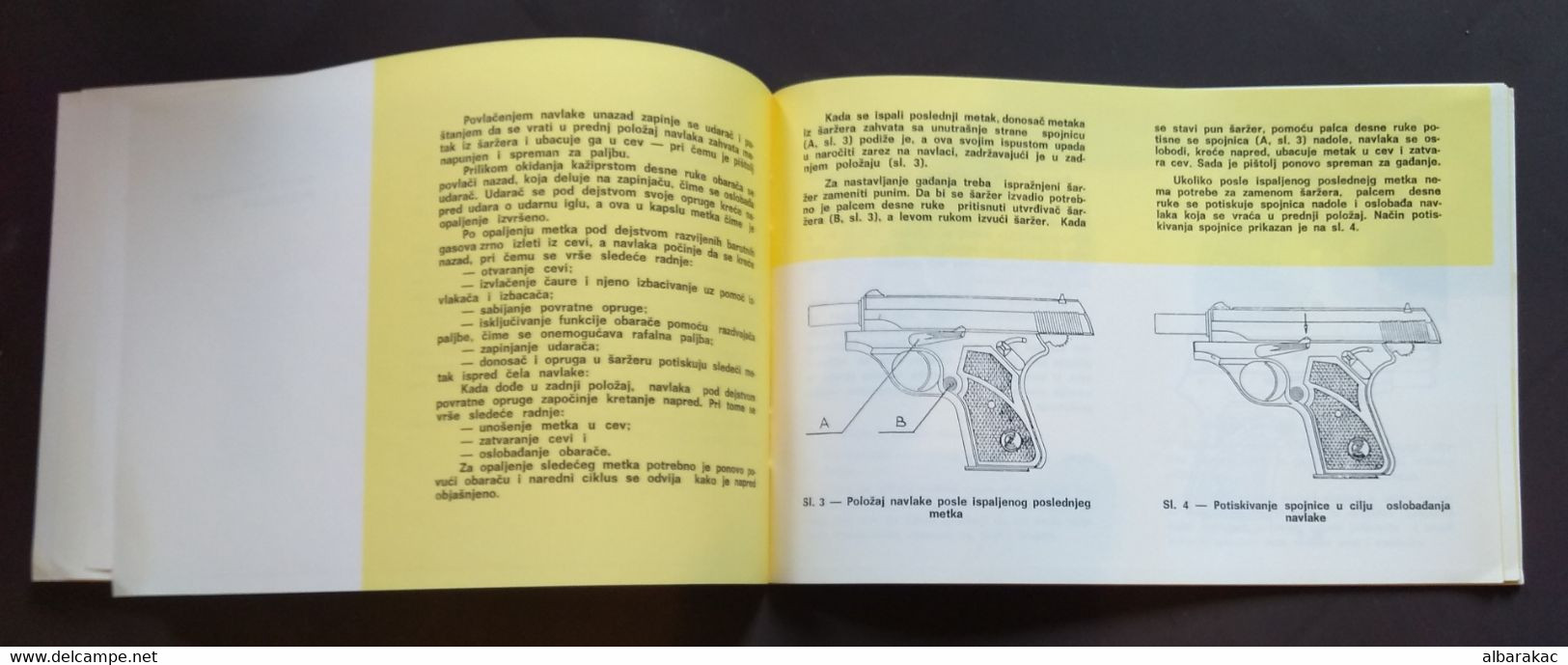 Yugoslavia - Pistol Handgun Shooter Brochure - Mod 70 Cal. 7,65 Mm And 9 Mm - Andere & Zonder Classificatie