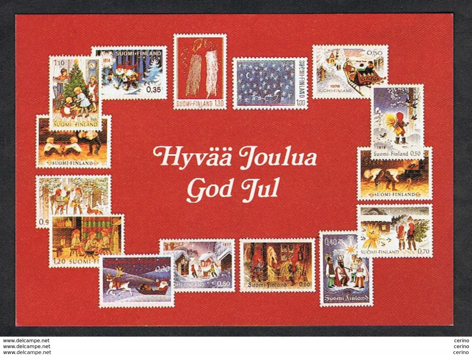 FINLAND: 1983 GREETING CARD GOD JUL - MERRY CHRISTMAS - Other & Unclassified