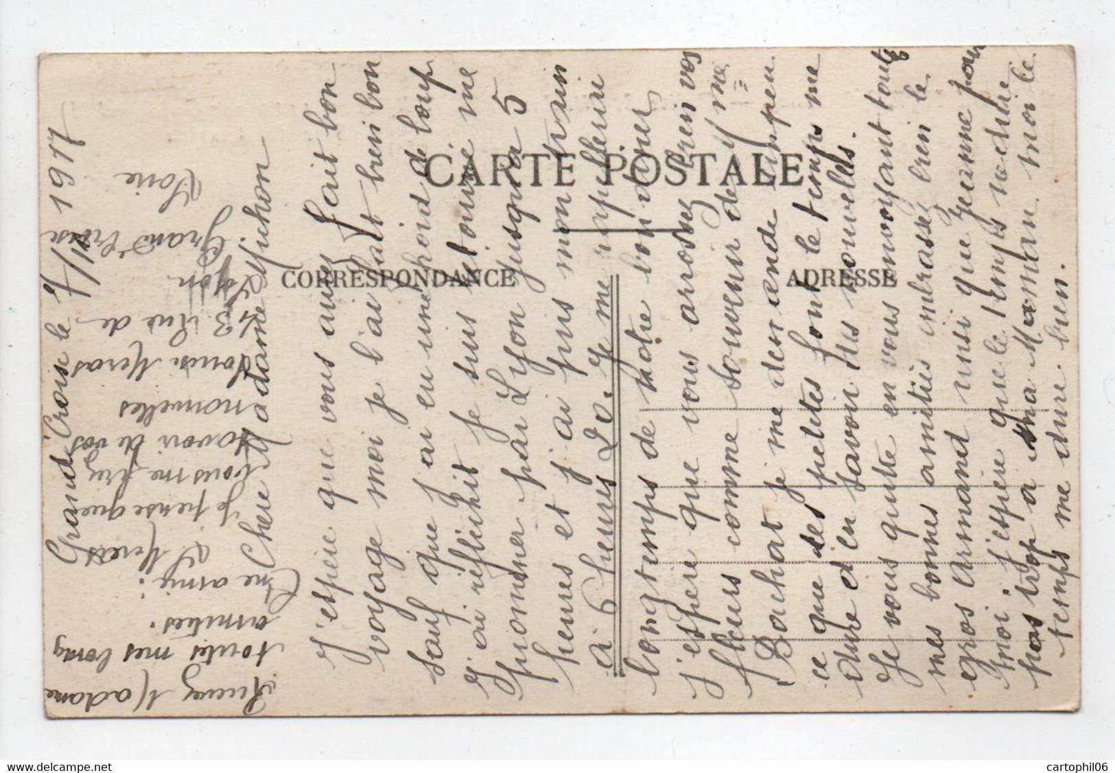 - CPA BEAUJEU (69) - Eglise St-Nicolas 1917 - Edition Farges 1388 - - Beaujeu