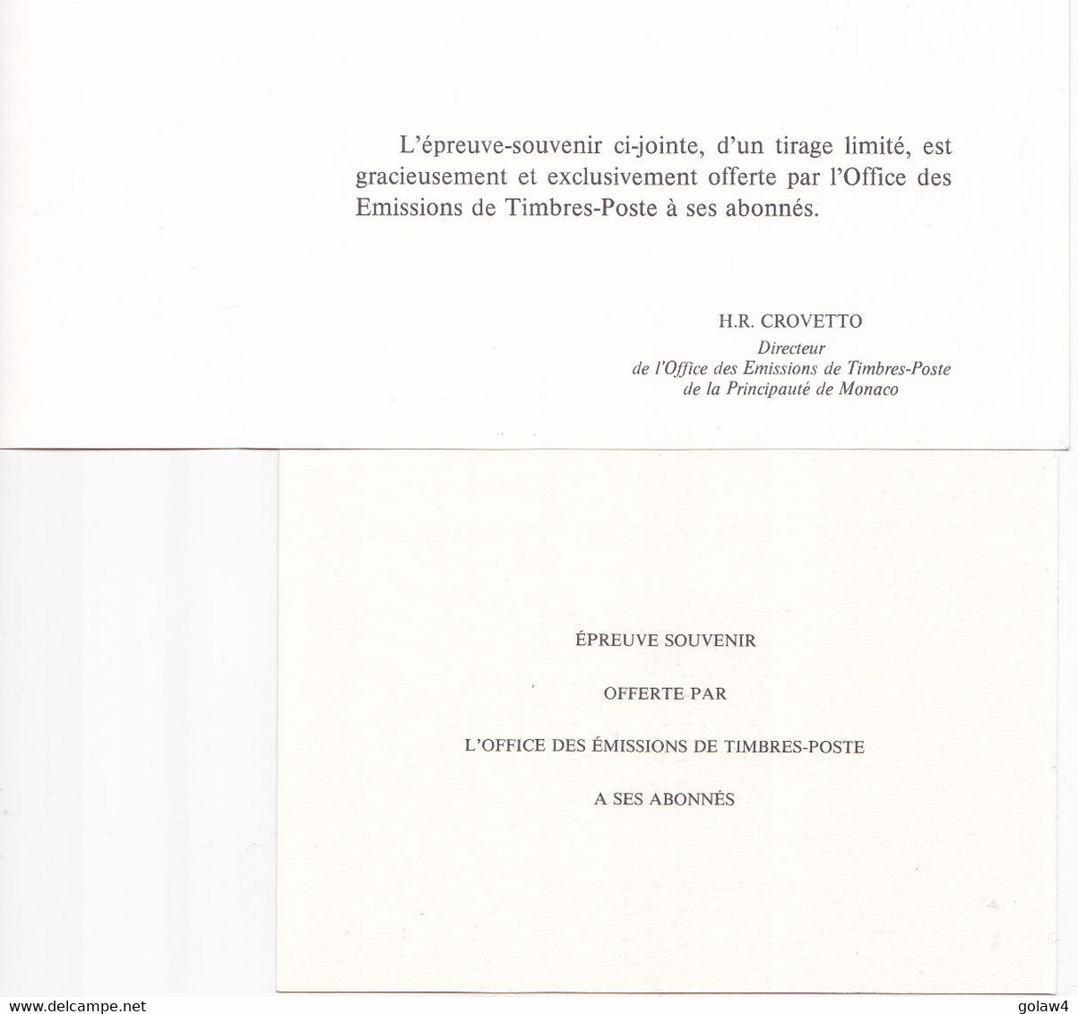 23601# PRINCIPAUTE DE MONACO CENTENAIRE DU 1er TIMBRE 1885 1985 EPREUVE SOUVENIR TIRAGE LIMITE MONTE CARLO - Briefe U. Dokumente
