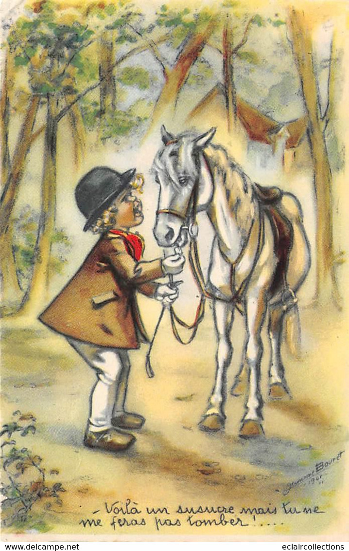 Illustrateur: Germaine  Bouret      V' La Un Susucre  Equitation     (voir Scan) - Bouret, Germaine