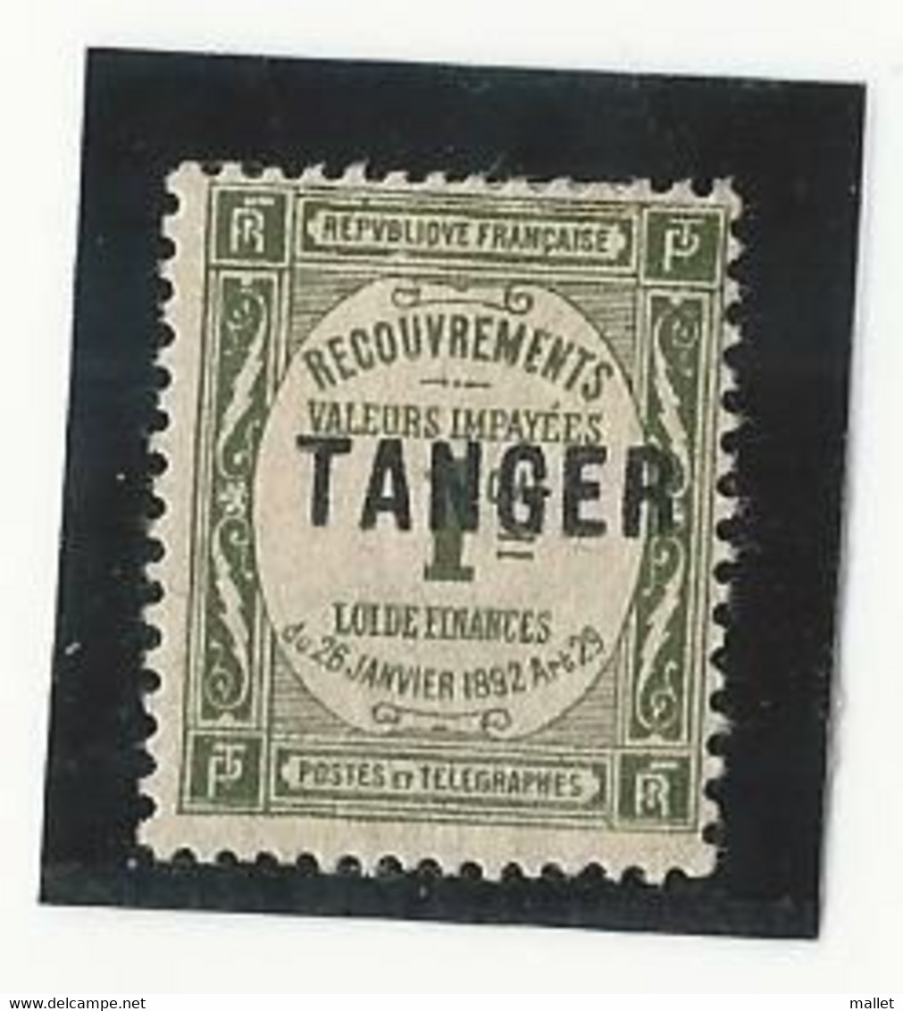 TANGER - Taxe N°42 - Neuf Avec Charnière - Timbres-taxe