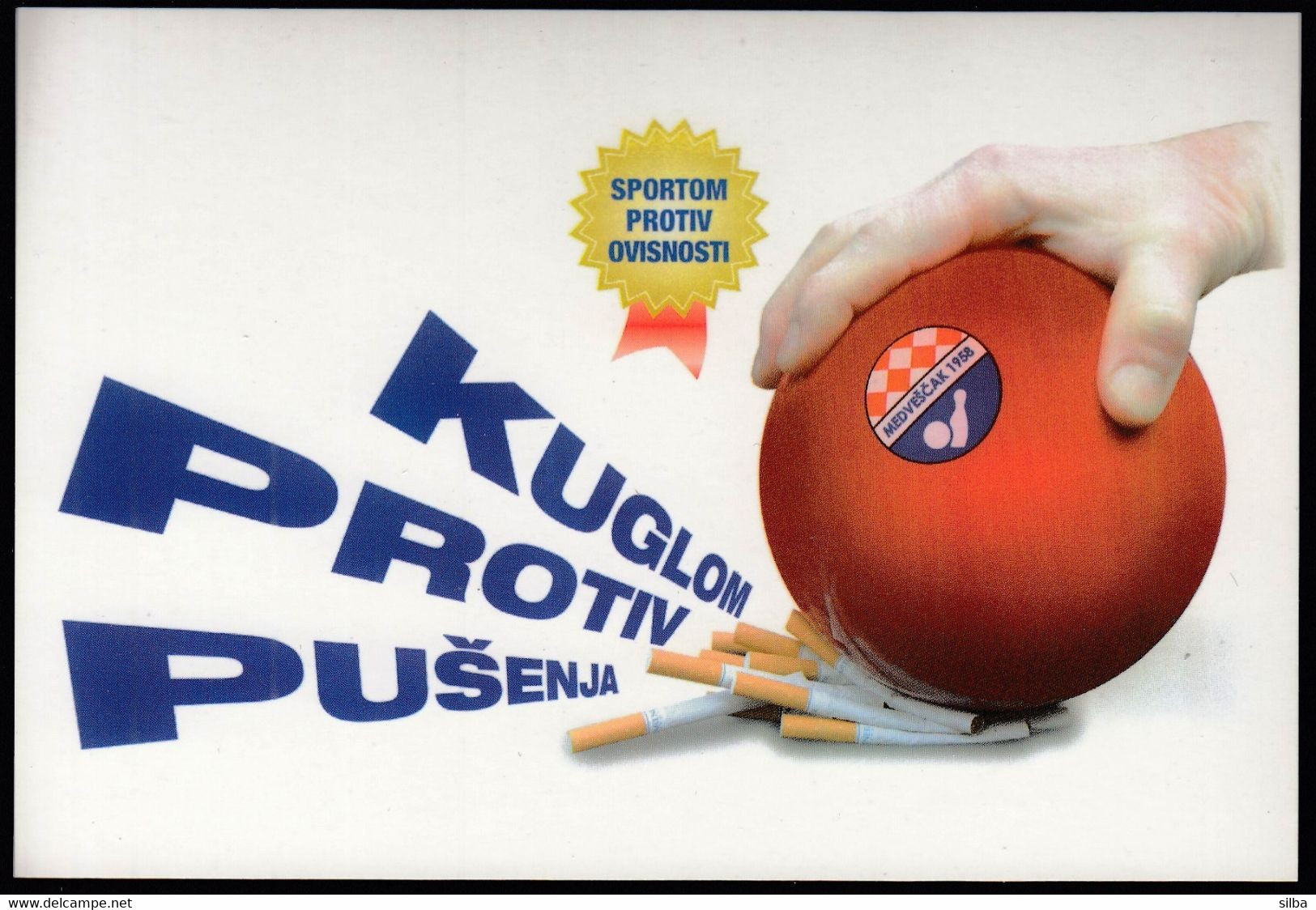 Croatia Zagreb 2013 / Bowling / With A Ball Against Smoking / Sport Against Addiction / Health / Nikola Dragas Medvescak - Bowling