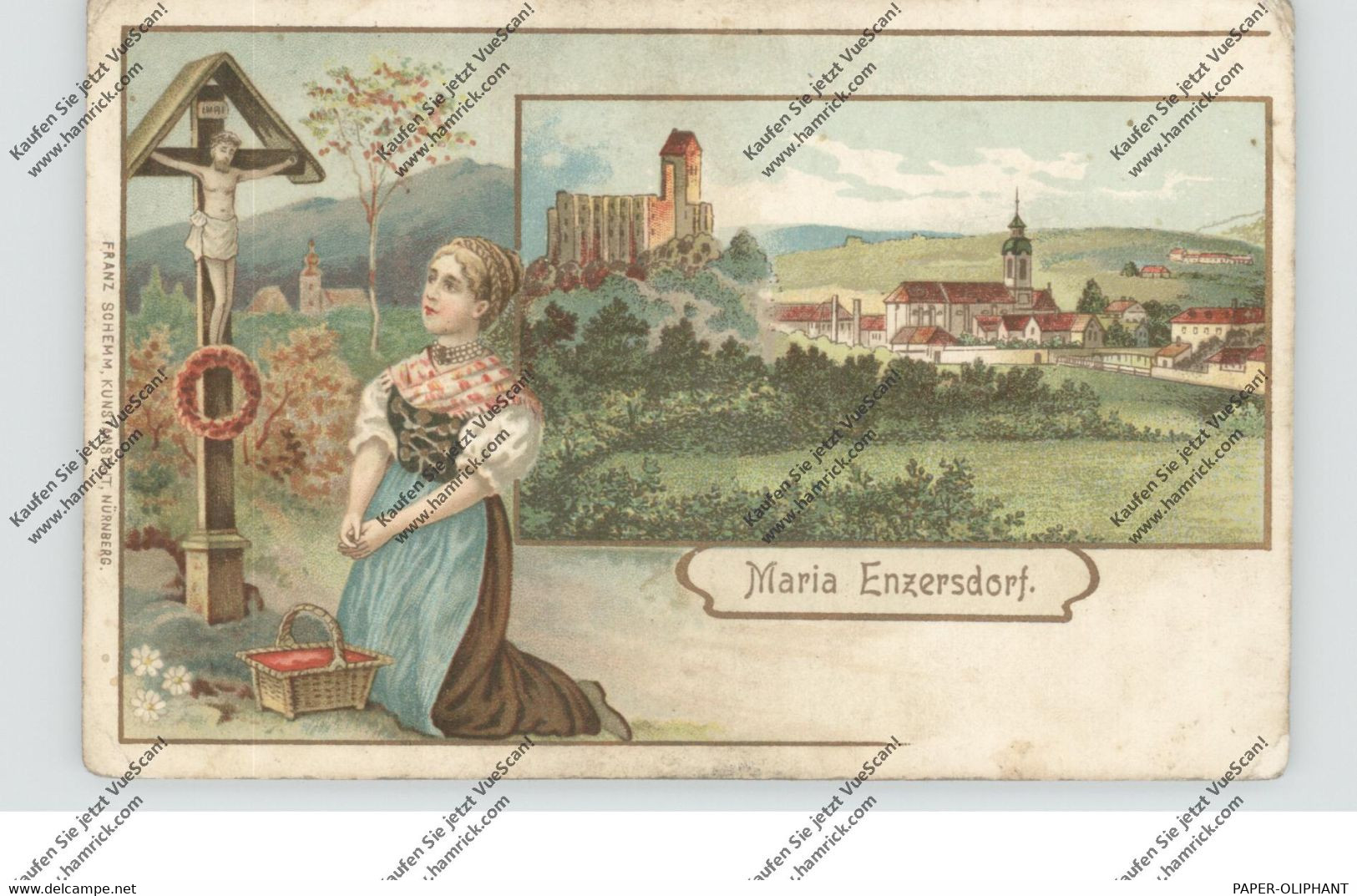 A 2344 MARIA-ENZERSDORF, Lithographie, Wallfahrtskirche - Maria Enzersdorf