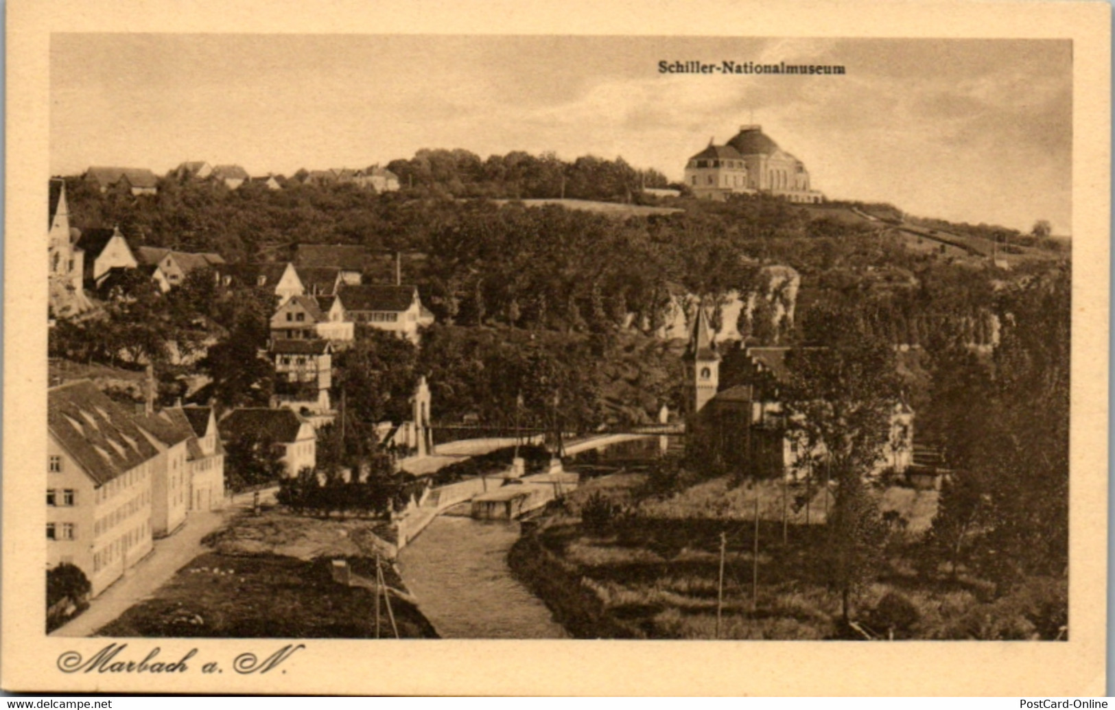 8907 - Deutschland - Marbach Am Neckar , Schiller Nationalmuseum , Panorama - Nicht Gelaufen - Marbach