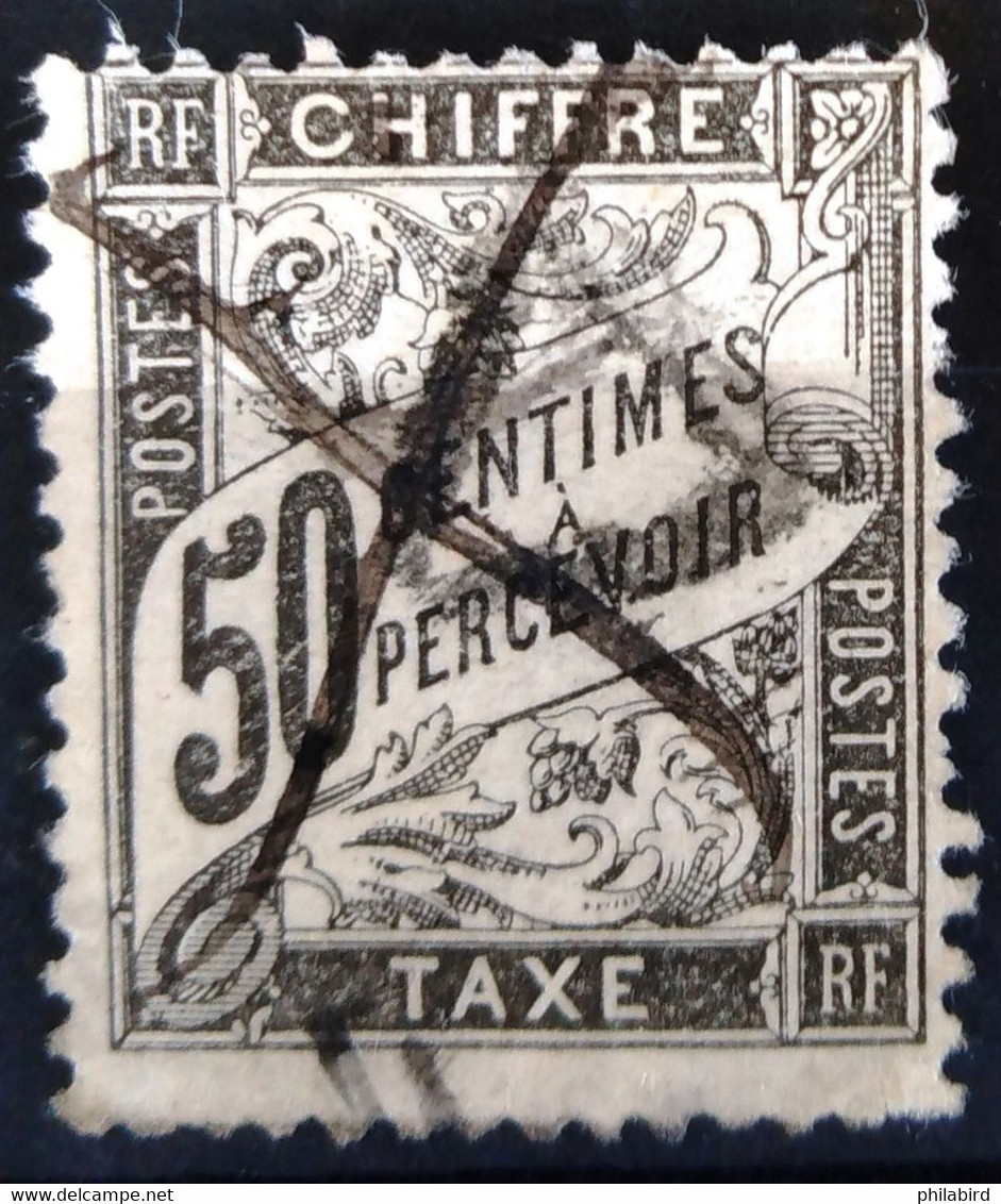 FRANCE                 TAXE  N° 20                   OBLITERE - 1859-1959 Used