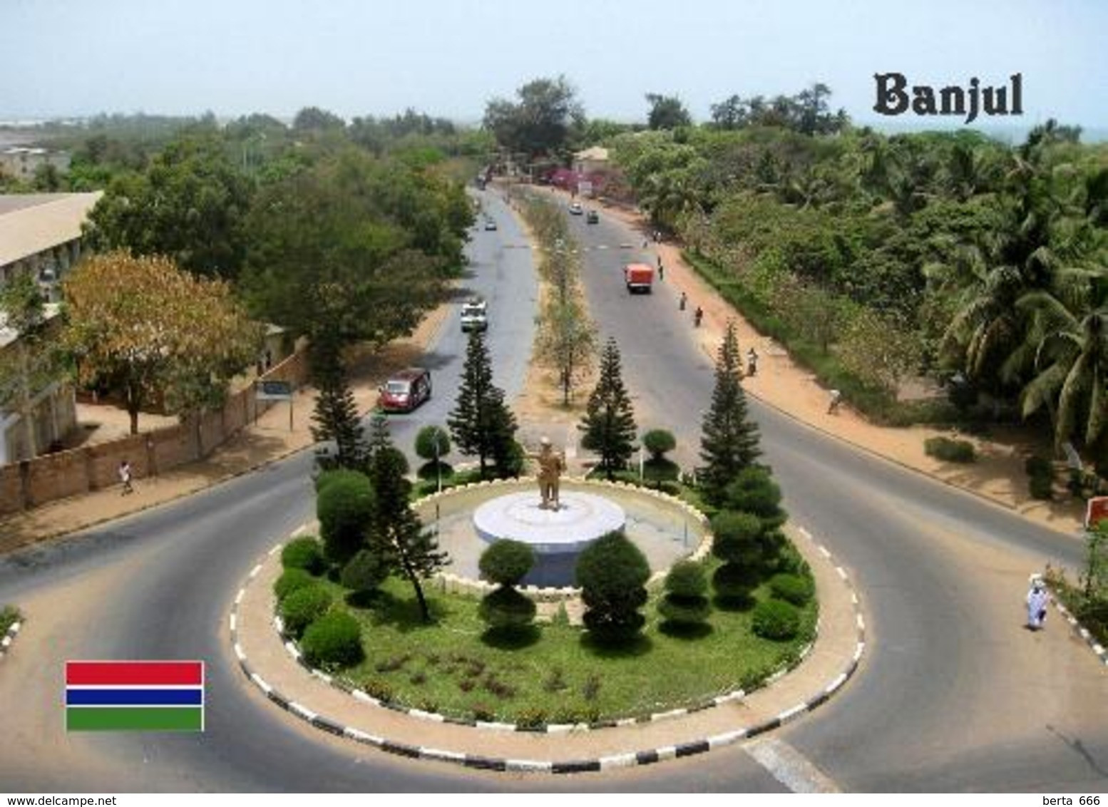 Gambia Banjul Yahya Jammeh Statue New Postcard - Gambia