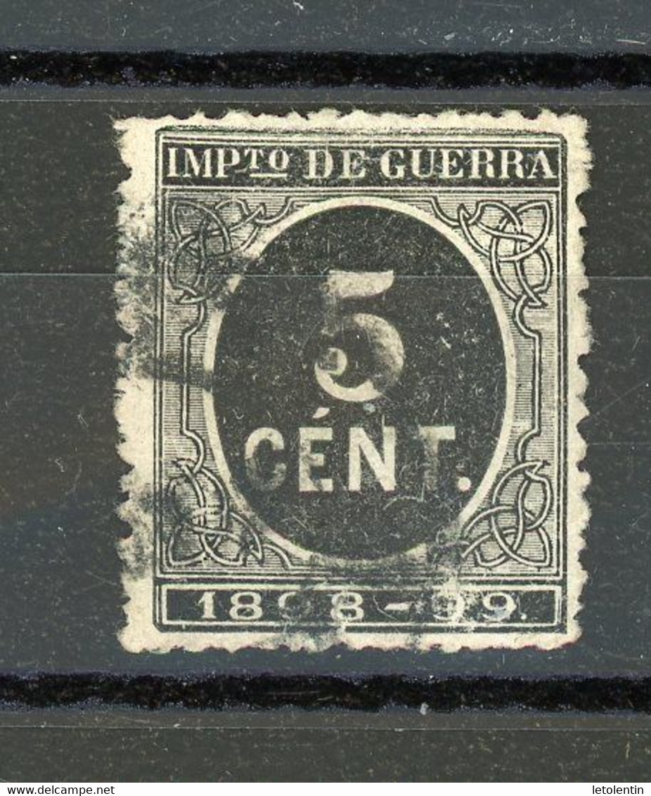 ESPAGNE : TIMBRE DE GUERRE - N° Yvert 23 Obli. - Impots De Guerre