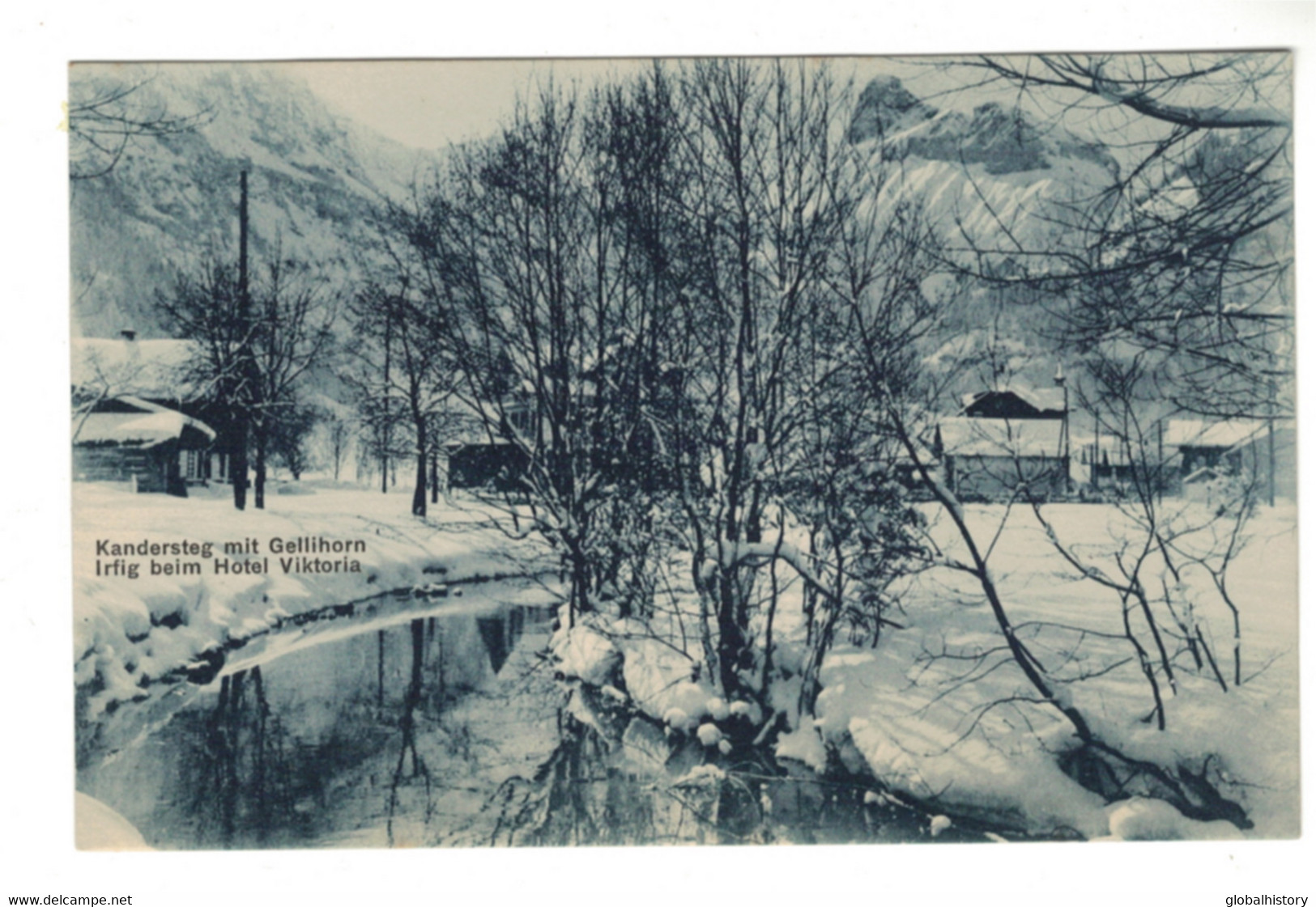 DG1486 - BE - KANDERSTEG Mit GELLIHORN IRFIG Beim HOTEL VIKTORIA - Kandersteg