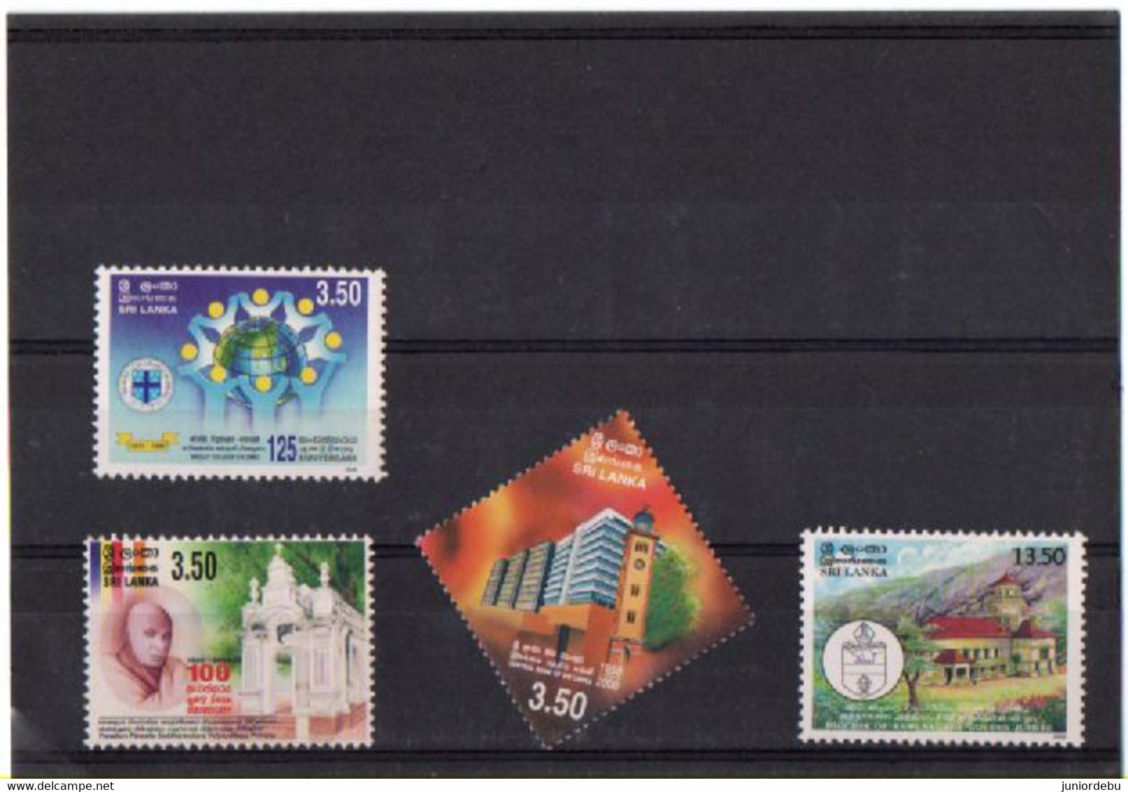 Sri Lanka - 2000 - 4 Commemorative Stamps. - MNH. - Sri Lanka (Ceylon) (1948-...)