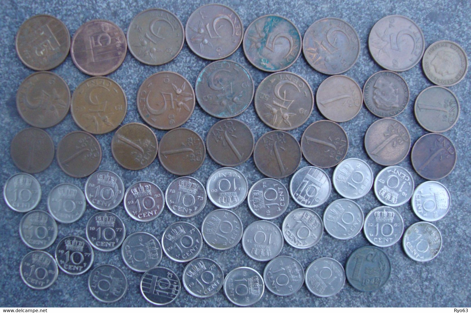 95 monnaies des Pays Bas