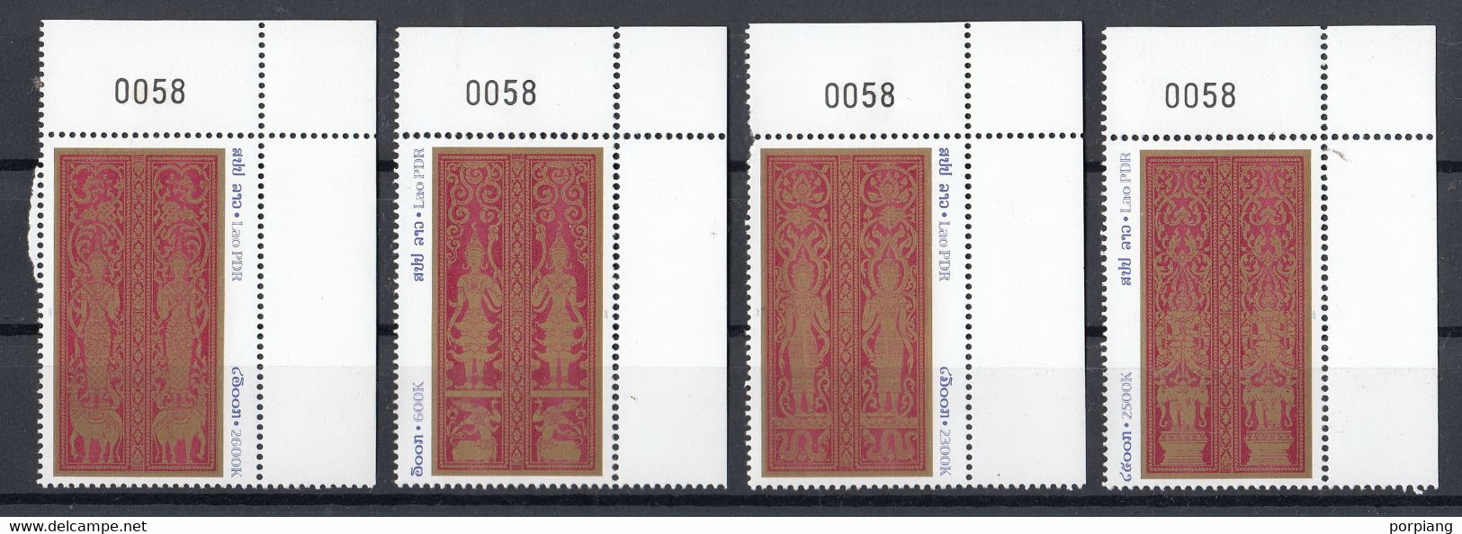 Laos 2001 Mi 1787 – 1790 MNH - Laos