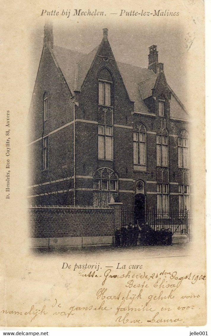 Putte De Pastorij 1902 Uitgever: D. Hendrix Anvers - Putte