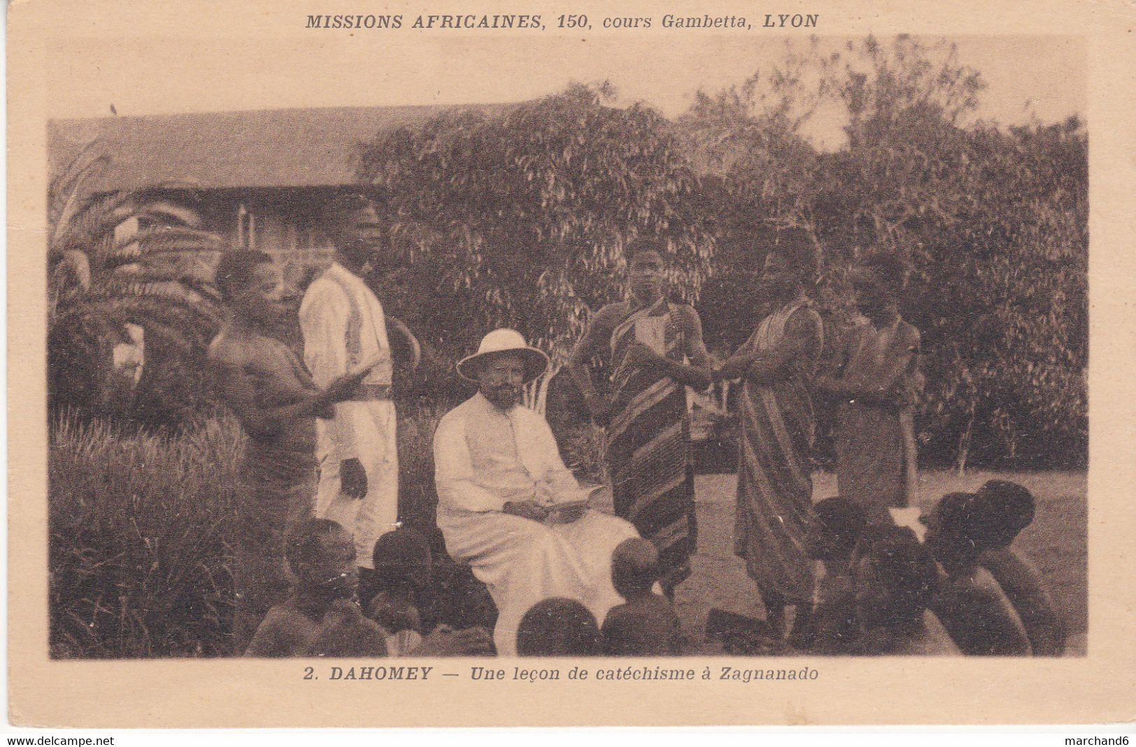 Dahomey Une Leçon De Catéchisme à Zagnanado N°2 - Dahomey