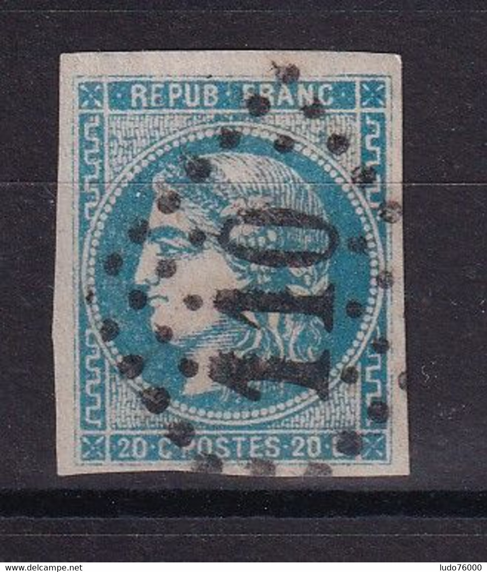 D 150 / LOT BORDEAUX N° 46A OBL COTE 200€ - 1870 Bordeaux Printing