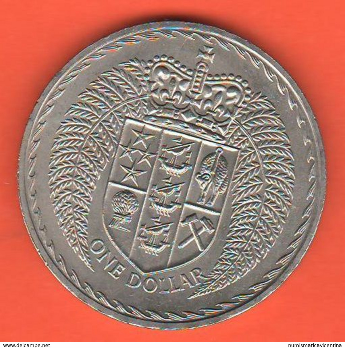 Nuova Zelanda 1 Dollar $ 1967 New Zeland Nikel Coin - New Zealand