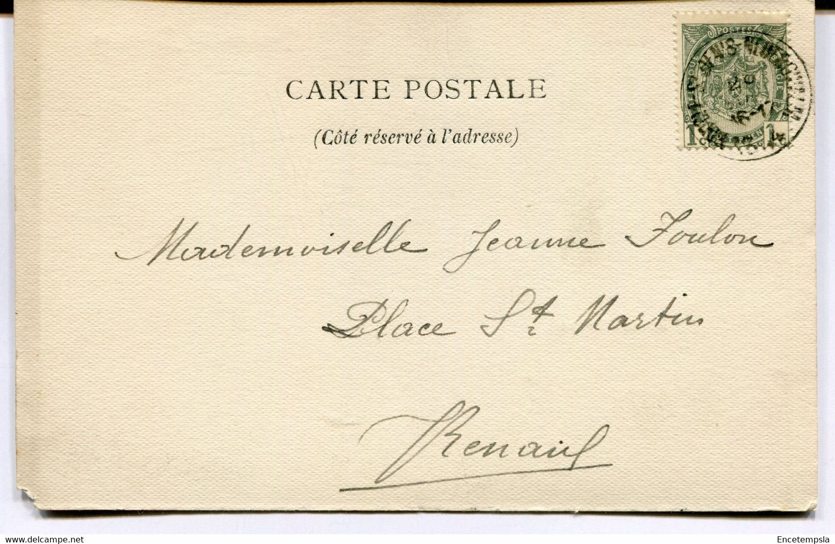 CPA - Carte Postale - Belgique - Pensionnat De Beirlegem - Salle D'Etude - 1904 (AT16528) - Zwalm