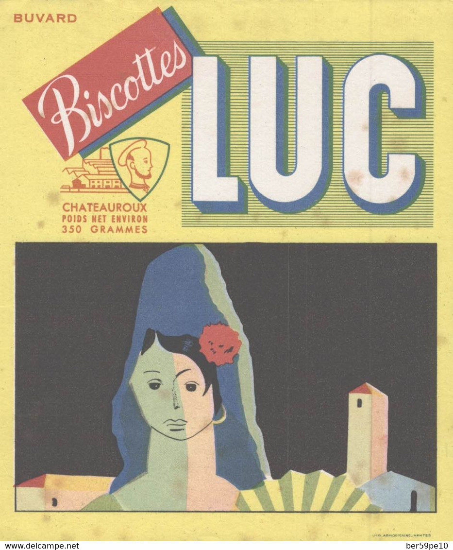 BUVARD BISCOTTES LUC - Biscottes