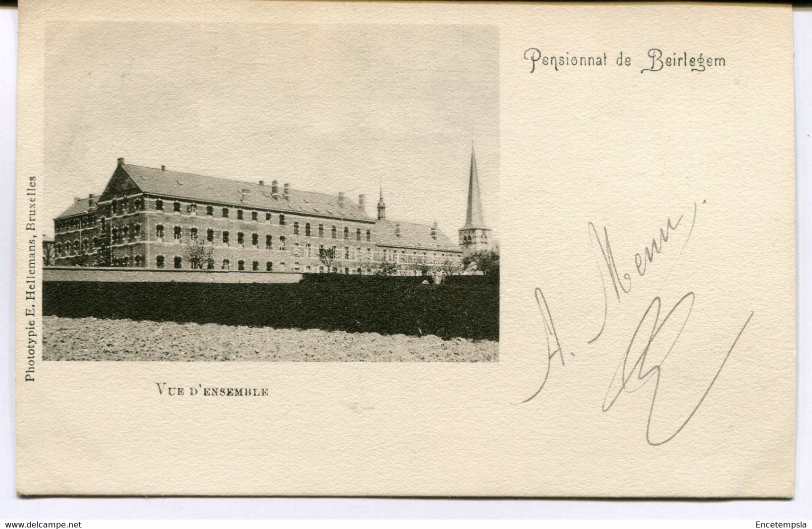 CPA - Carte Postale - Belgique - Pensionnat De Beirlegem - Vue D'Ensemble - 1904 (AT16530) - Zwalm