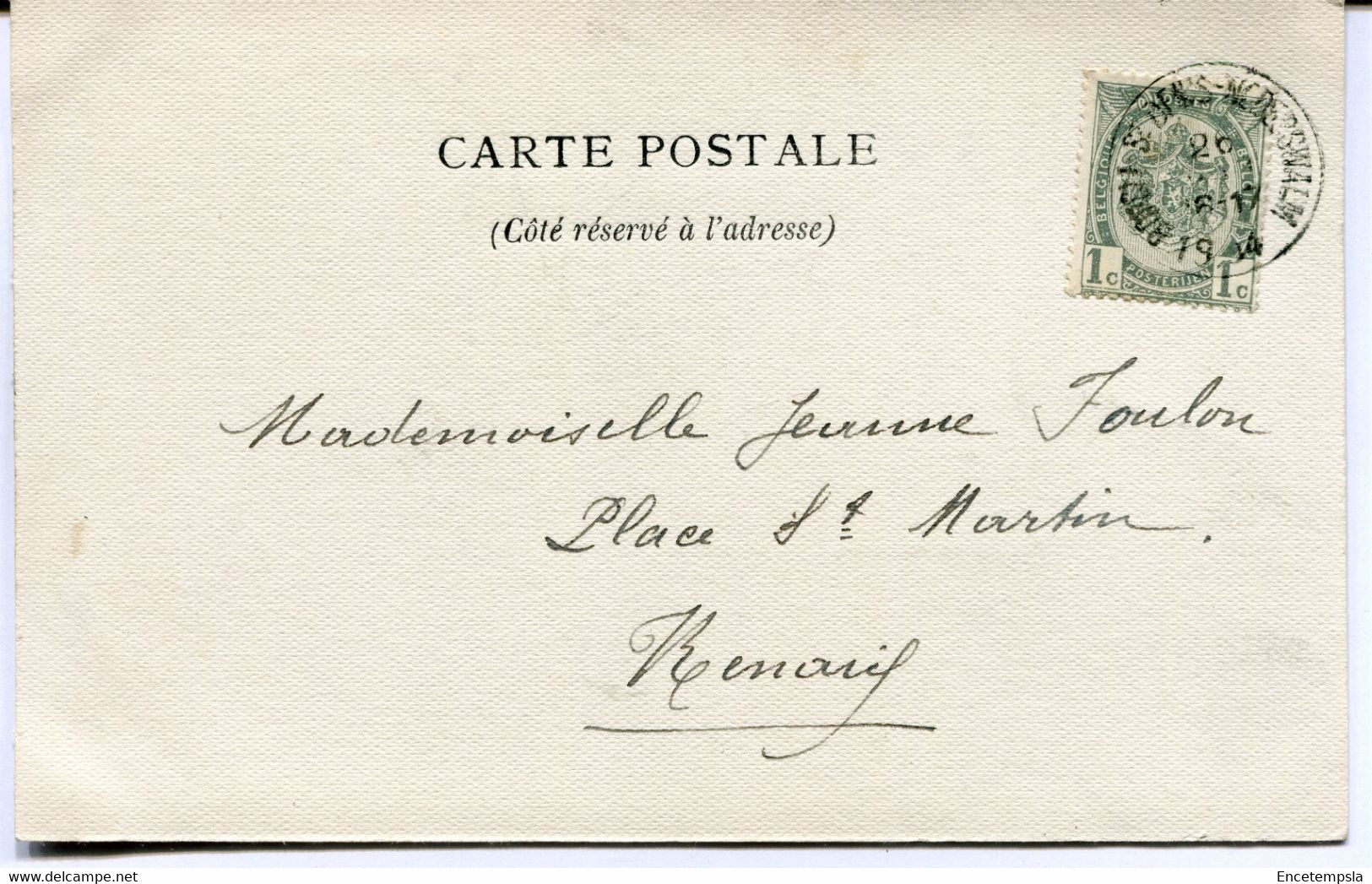 CPA - Carte Postale - Belgique - Pensionnat De Beirlegem - Salle De Musique - 1904 (AT16532) - Zwalm