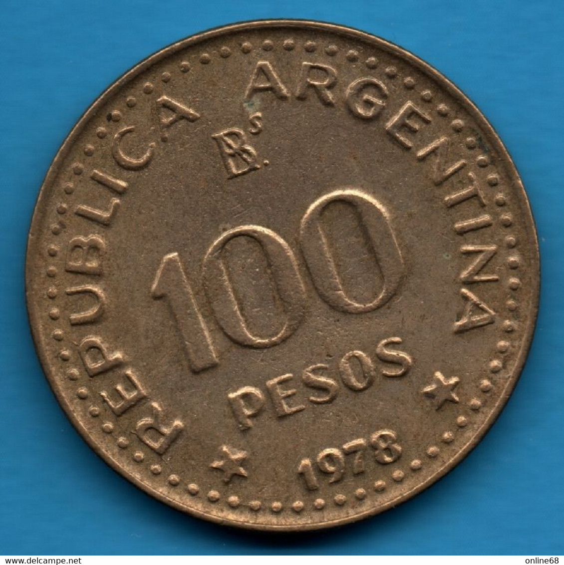 ARGENTINA  100 PESOS 1978 KM# 82 José De San Martín (1778-1978) - Argentina