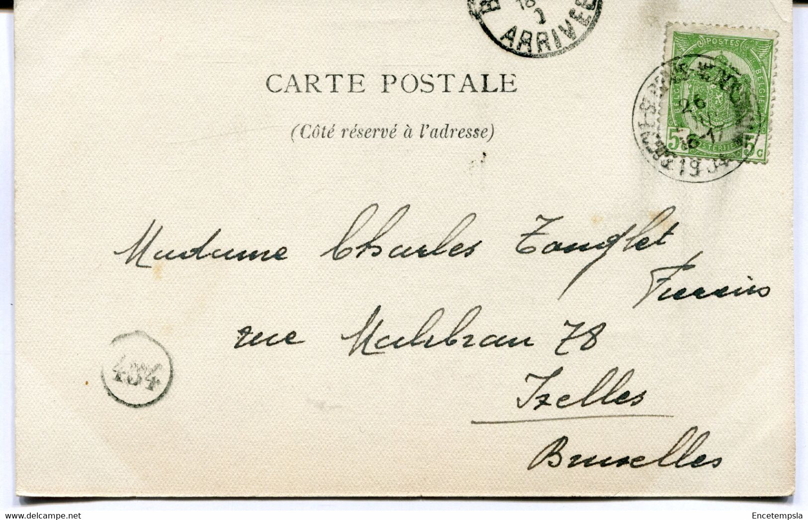 CPA - Carte Postale - Belgique - Pensionnat De Beirlegem - Avenue - 1904 (AT16536) - Zwalm