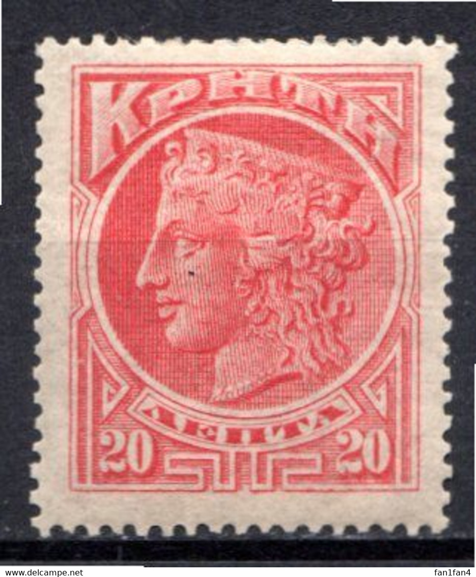 CRETE - (Administration Crétoise) - 1900 - N° 4 - 20 L. Rouge - (Hera) - Kreta