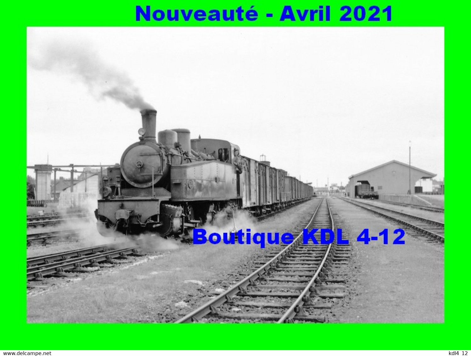 AL 702 - Train, Loco 030+030 T En Gare De LOUDEAC - Côtes D'Armor - RB - Loudéac