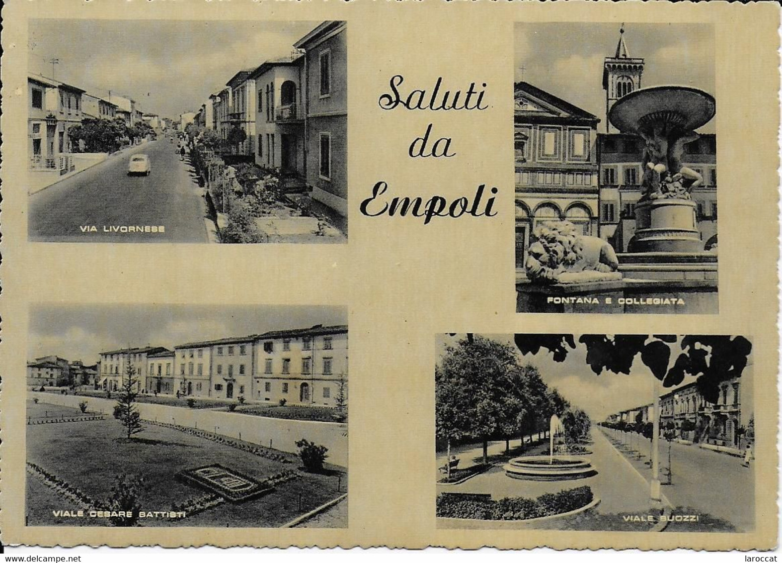 Saluti Da Empoli - Vedute - Via Livornese - Viale Cesare Battisti E Viale Buozzi - Ed. Duilio Maestrelli - Empoli