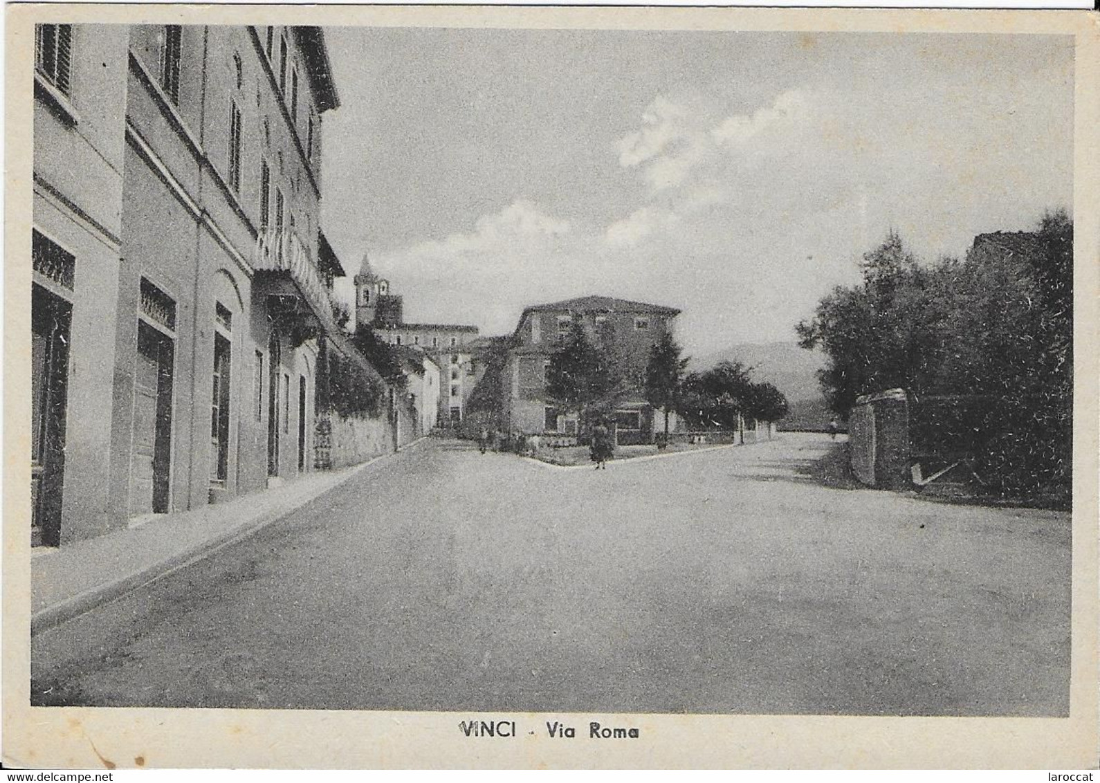 Firenze - Vinci - Via Roma - Cartolina Originale Storica - Ed. Cinelli A. - Empoli - Empoli