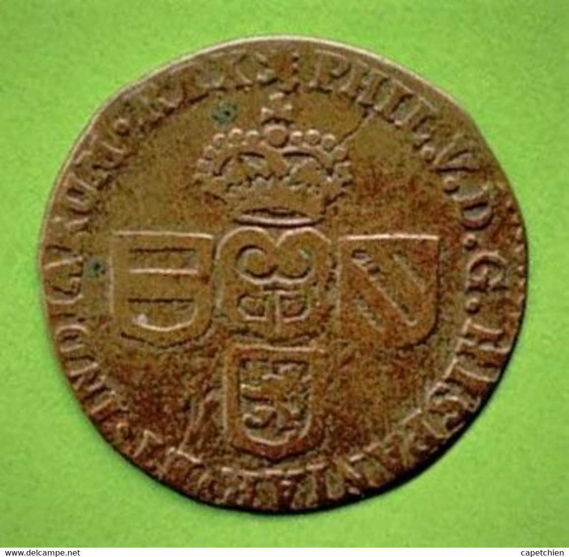 PAYS BAS ESPAGNOLS / PHILIPPE V / 1 LIARD 1709 / TTB ++ - Spanish Netherlands