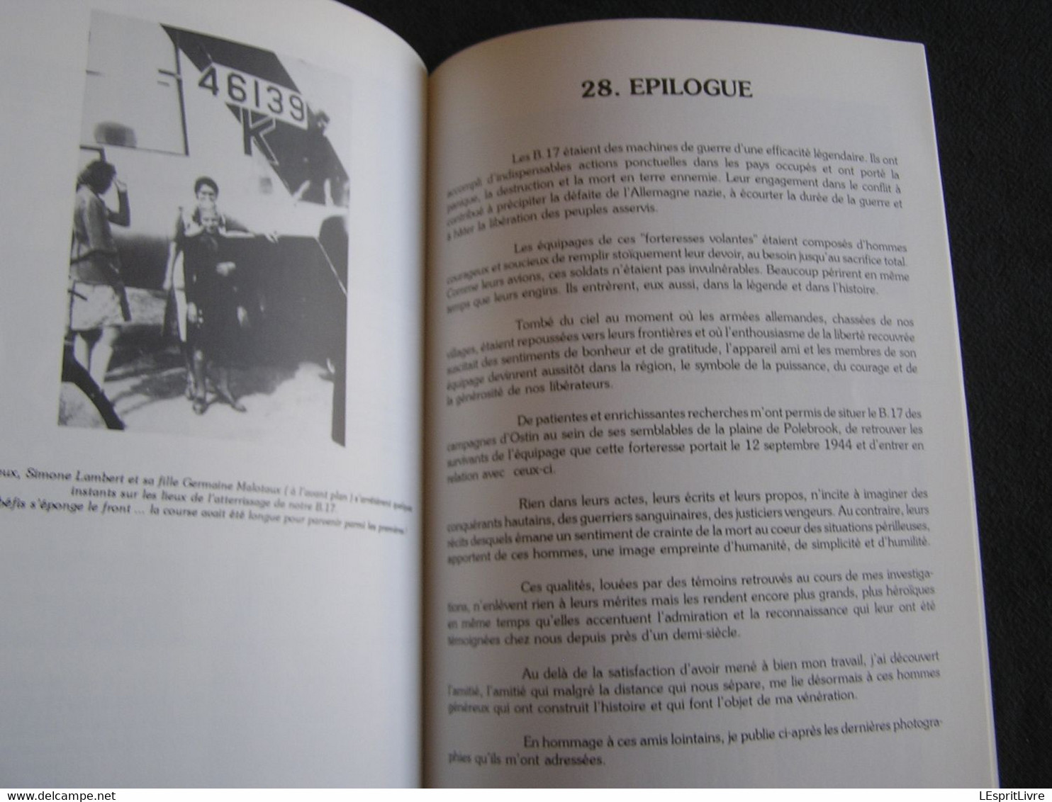 VILLERS LEZ HEEST Château d'Ostin 1944 Mort d'une Forteresse 351 è Guerre 40 45 Namur Réseau Comète Crash B 17 USAAF