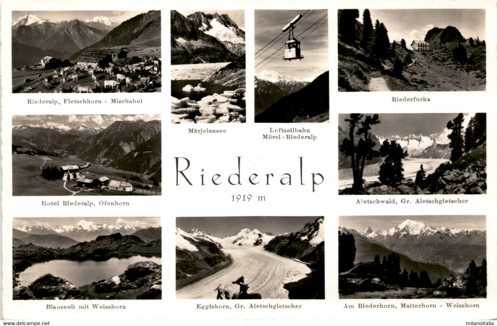 Riederalp - 9 Bilder (4918) - Phot. Gyger - Riederalp