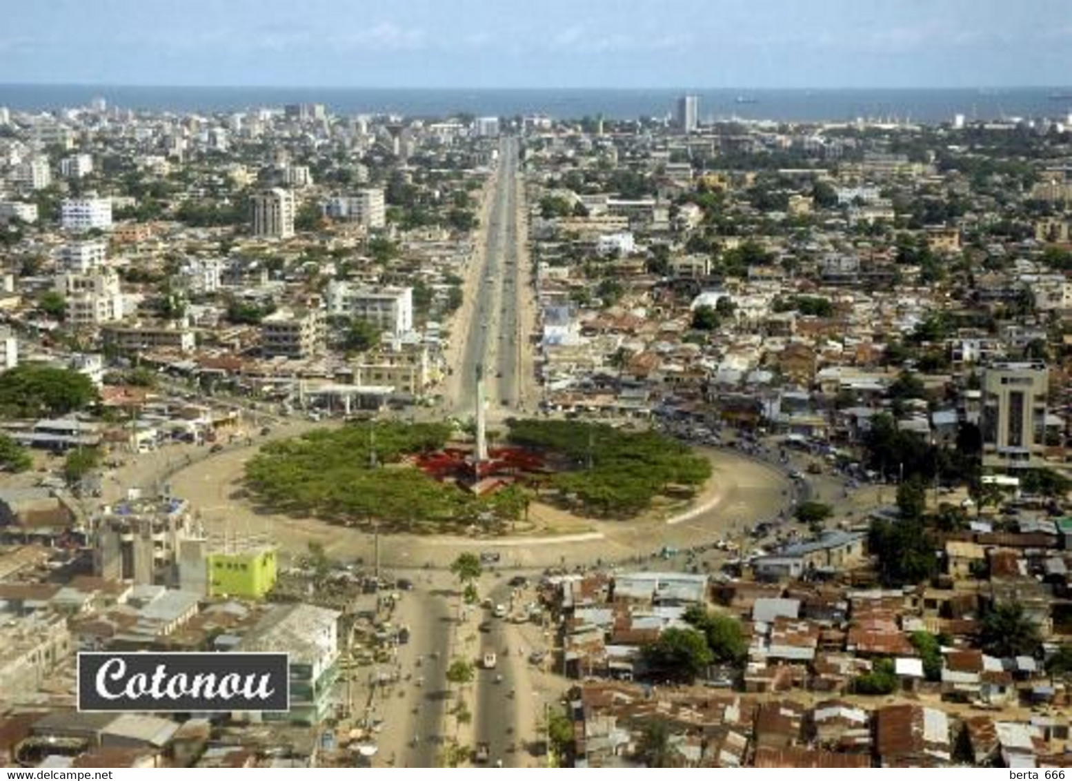 Benin Cotonou Aerial View New Postcard - Benin