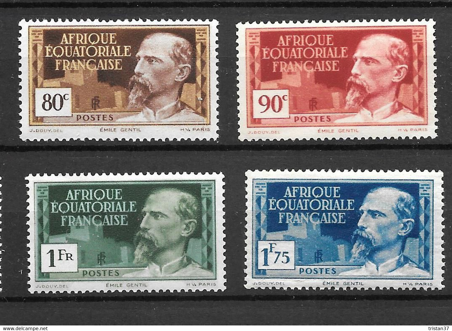 1937- AEF - Gentil -   MNH**-  YT 49 50 51 56 - Neufs