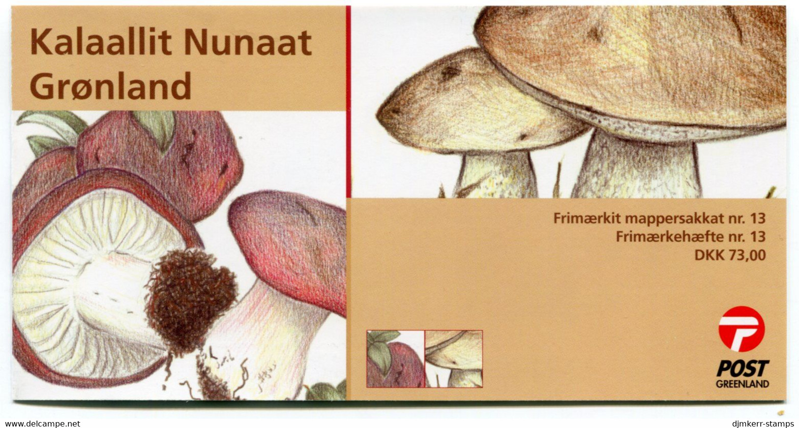 GREENLAND 2005 Fungi Booklet MNH / **  Michel 434-363;  SG  SB24 - Booklets