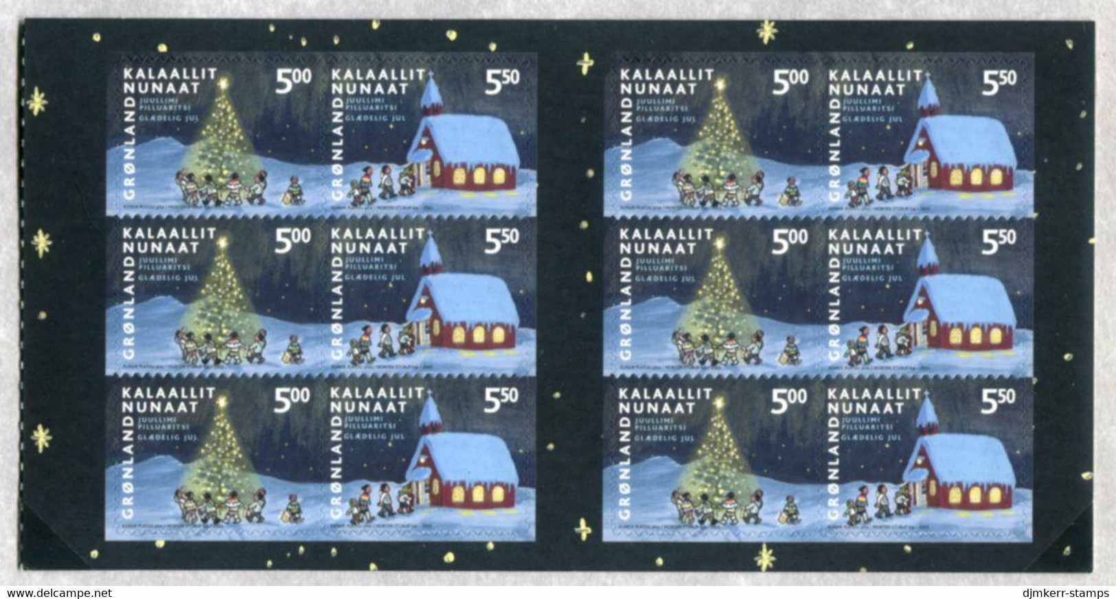 GREENLAND 2003 Christmas Booklet MNH / **  Michel 405-06;  SG  SB21 - Booklets