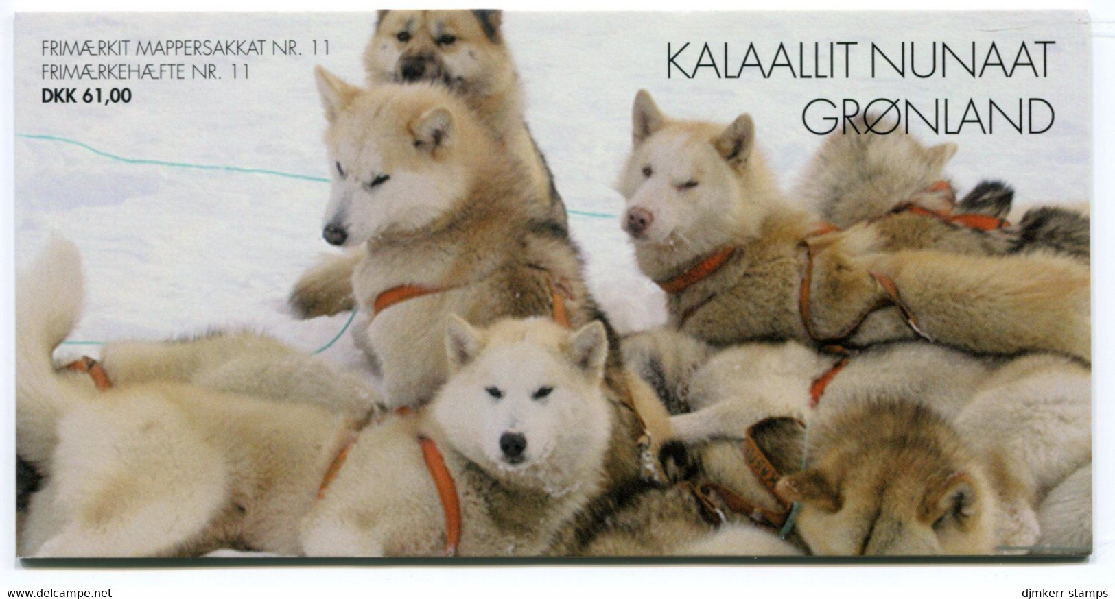 GREENLAND 2003 Sled Dogs Booklet MNH / **  Michel 393-95, MH13;  SG  SB19 - Booklets