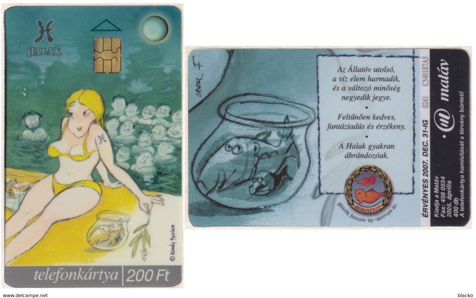 Hungary - Zodiac Set - Horoscope - 12 Cards - ONLY 400 Complete Sets MADE!! Xy113 - Dierenriem