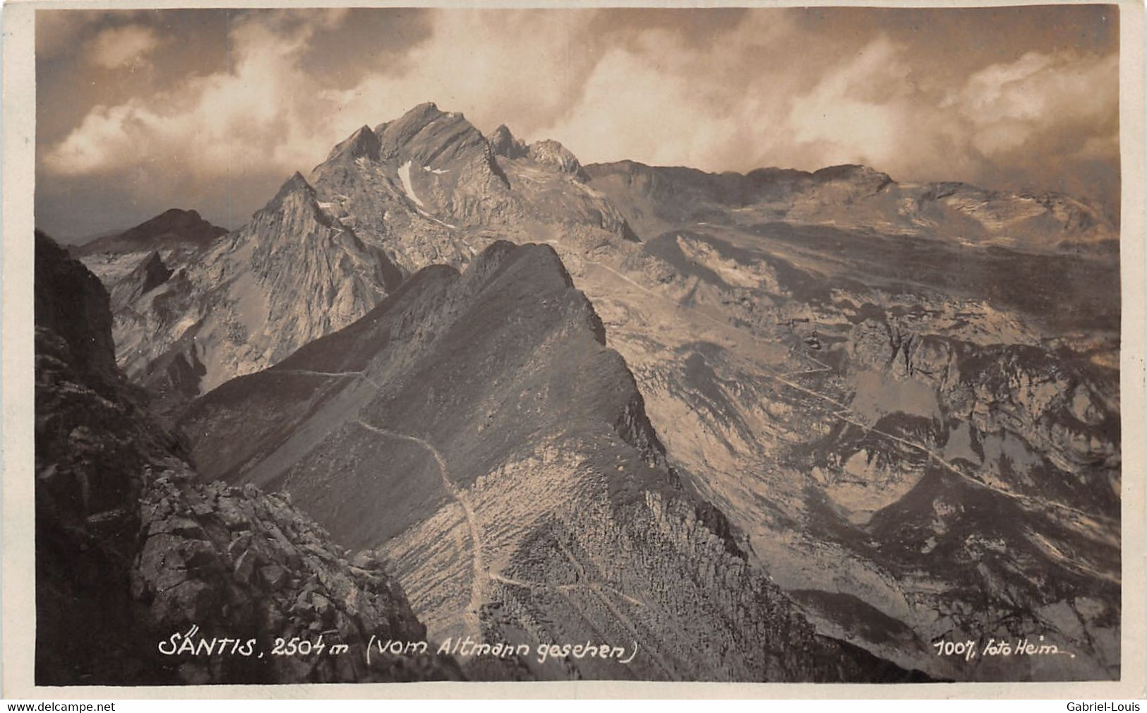 Säntis Vom Altmann Gesehen - Sonstige & Ohne Zuordnung