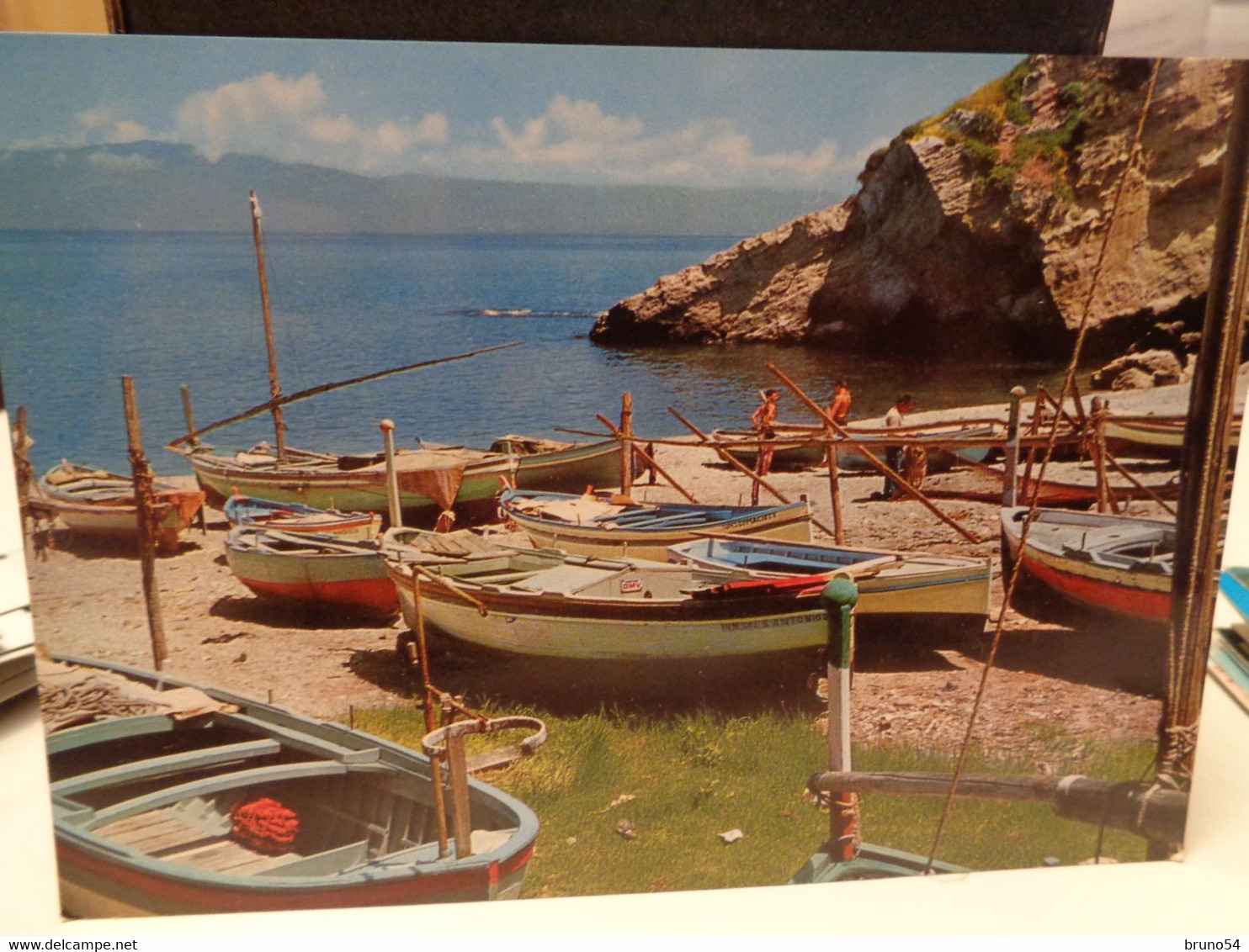 2 Cartoline  Pizzo Prov Vibo Valentia   Spiaggia Seggiola E Spiaggia Marina Barche - Vibo Valentia