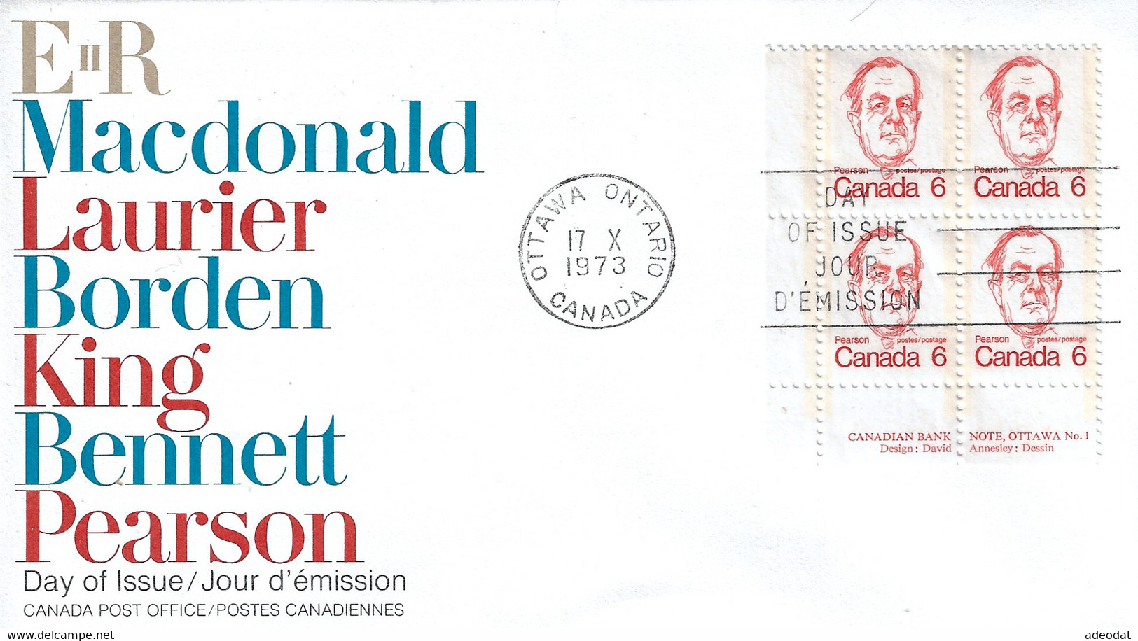 CANADA 1972 7 FDCs SCOTT 586-593 CBs