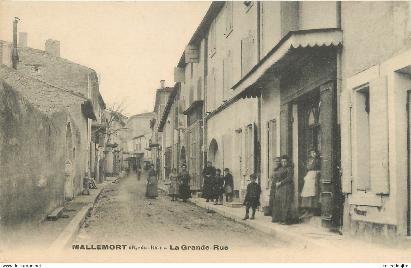 / CPA FRANCE 13 "Mallemort, La Grande Rue" - Mallemort