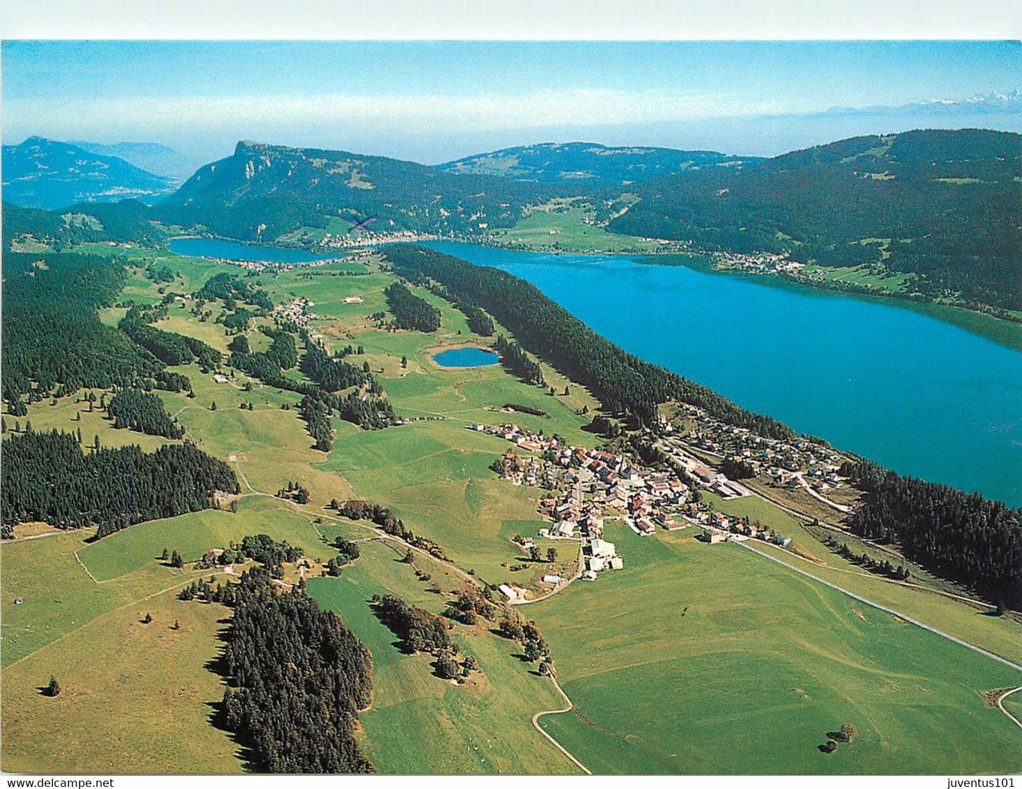 CPSM Le Lieu-Lac De Joux Et Dent De Vaulion-Jura Vaudois       L459 - Le Lieu