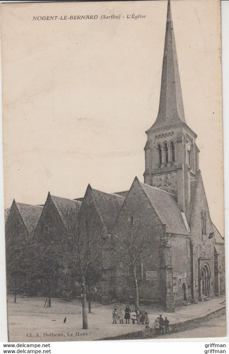 NOGENT LE BERNARD L'EGLISE TBE - Sonstige & Ohne Zuordnung