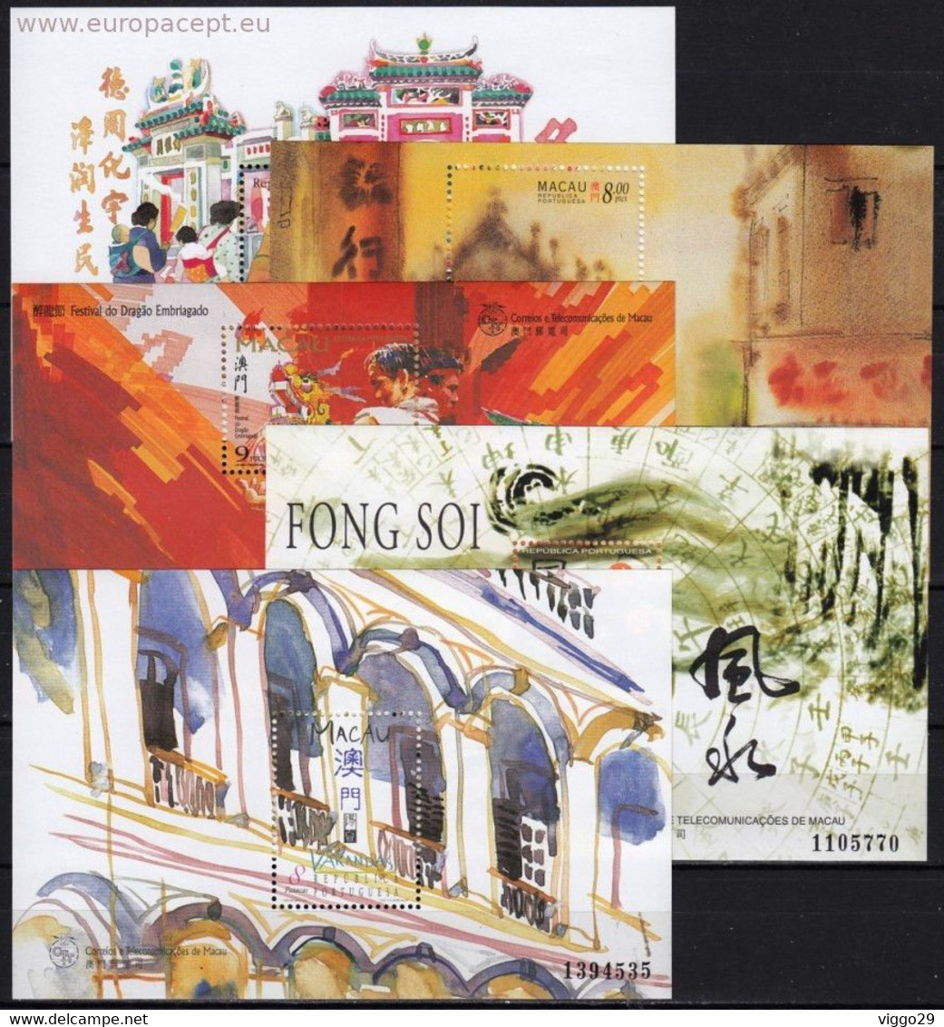 Macau 1997 - Set Of MNH Blocks   (Neuf, MNH, **) - Collections, Lots & Series