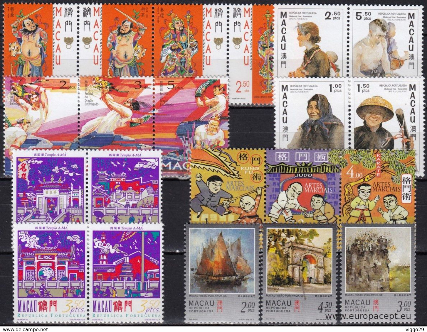 Macau 1997 - Set Of Topical Stamps (Neuf, MNH, **) - Collections, Lots & Series