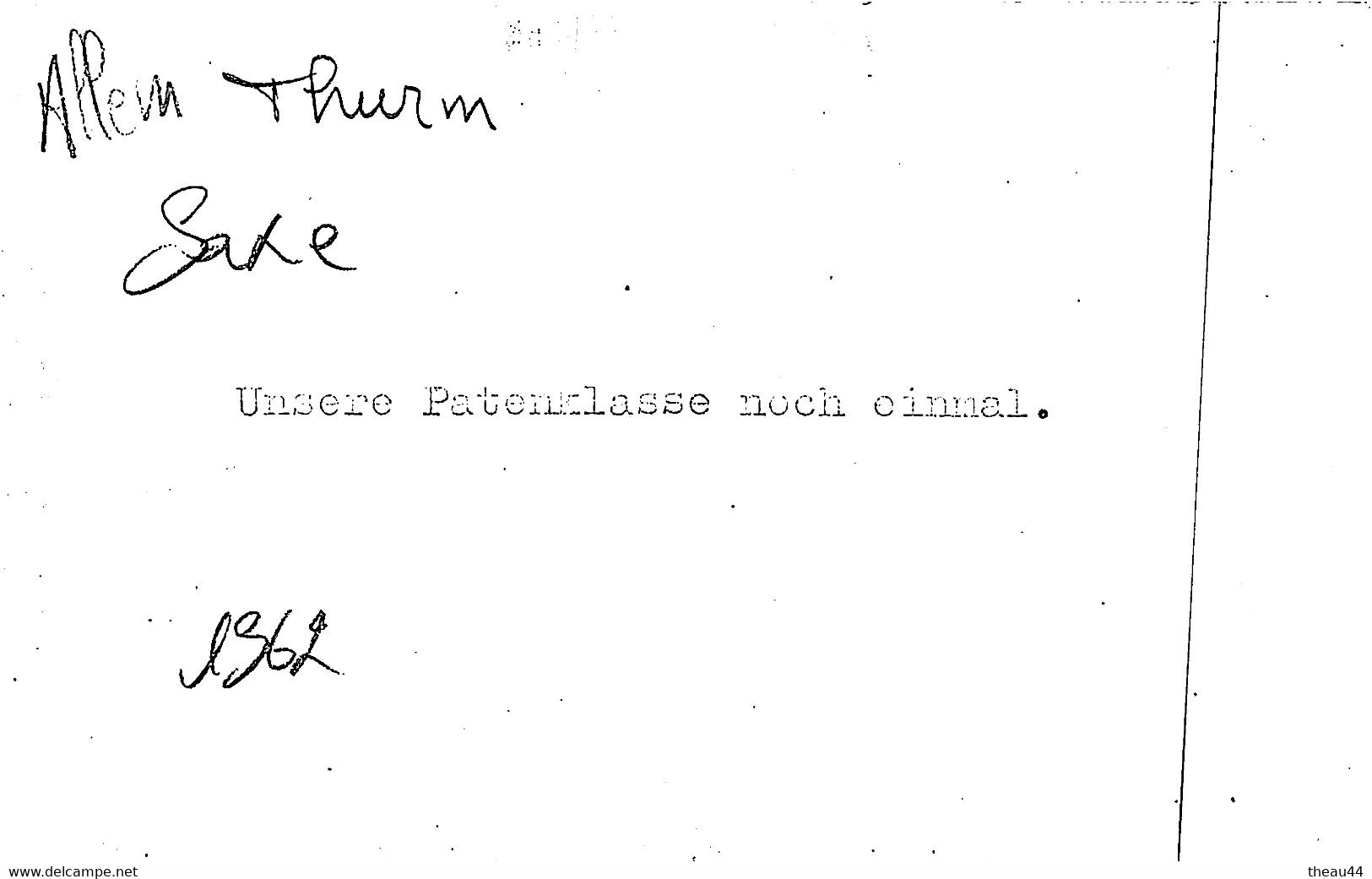 ALLEMAGNE - THURM - THUM  - Cliché D'Enfants à Table Dans Un Réfectoire D'une Usine En 1962 - Voir Description - Thum